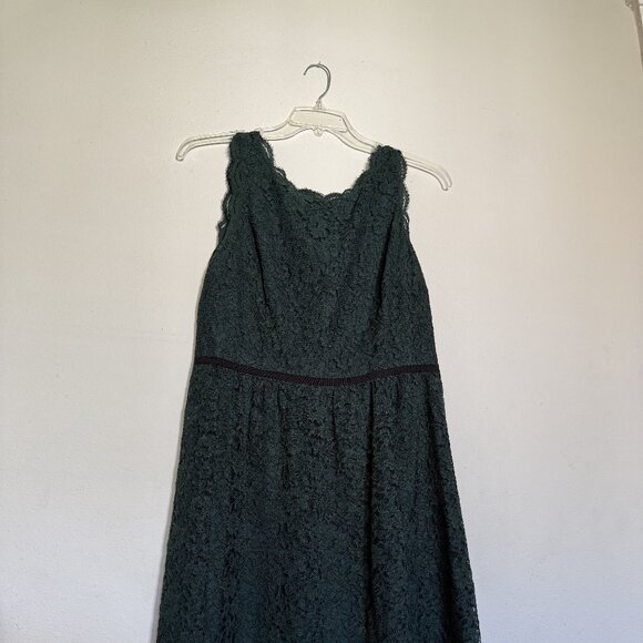 Green Lace Cocktail Dress - Picture 2 of 5